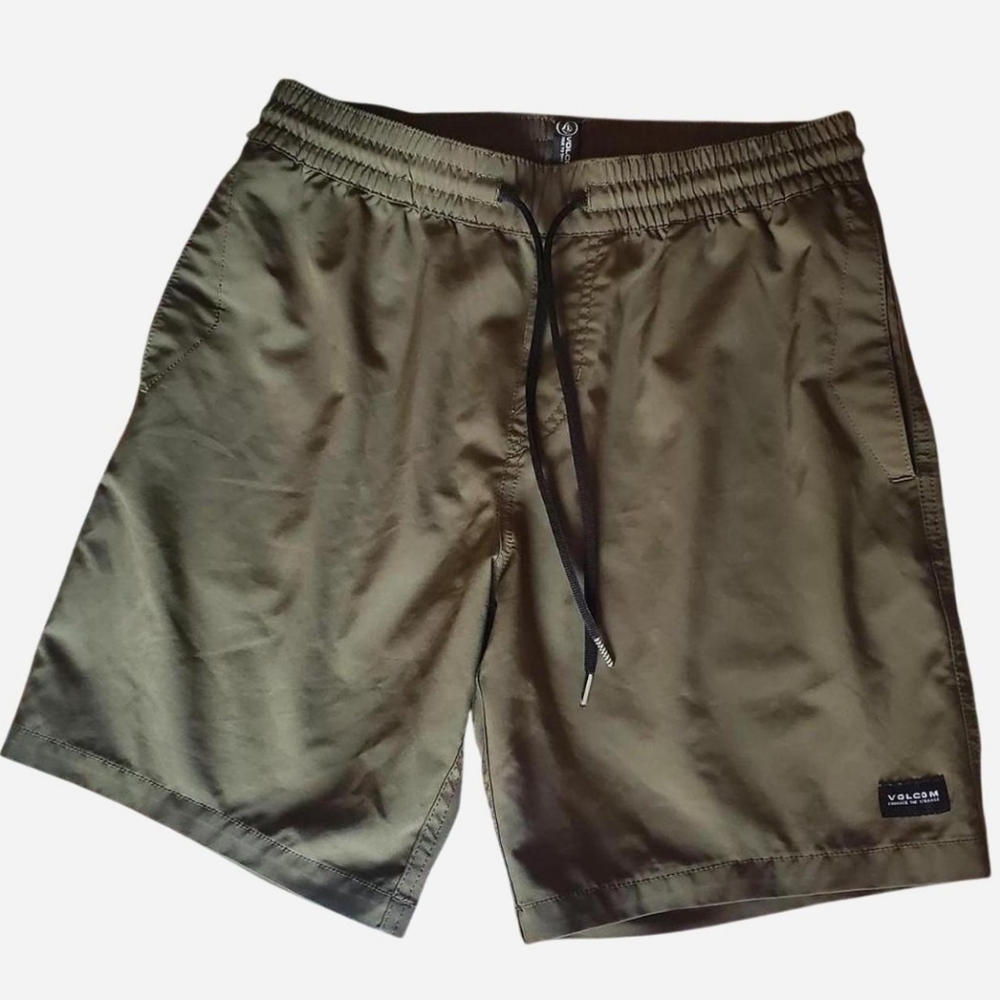 Volcom Olive Men's Athletic Shorts